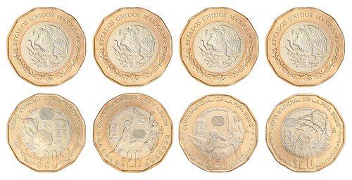 Full set mexico pesos - mexico,